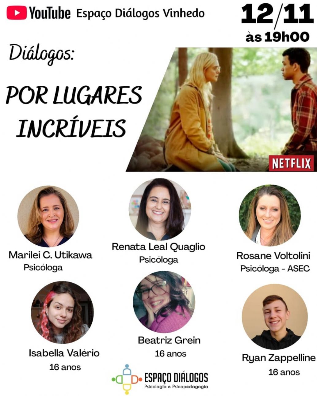 Diálogos: ''Por Lugares Incríveis'' (com base no filme da Netflix)
